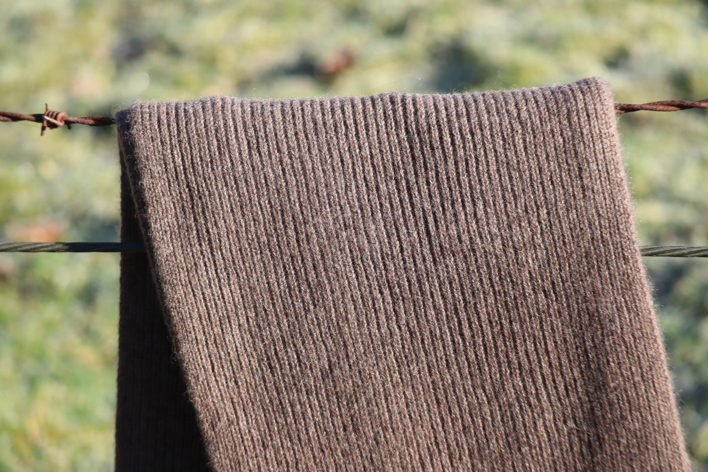 Acreknowe - 100% Cashmere Ribbed Scarf