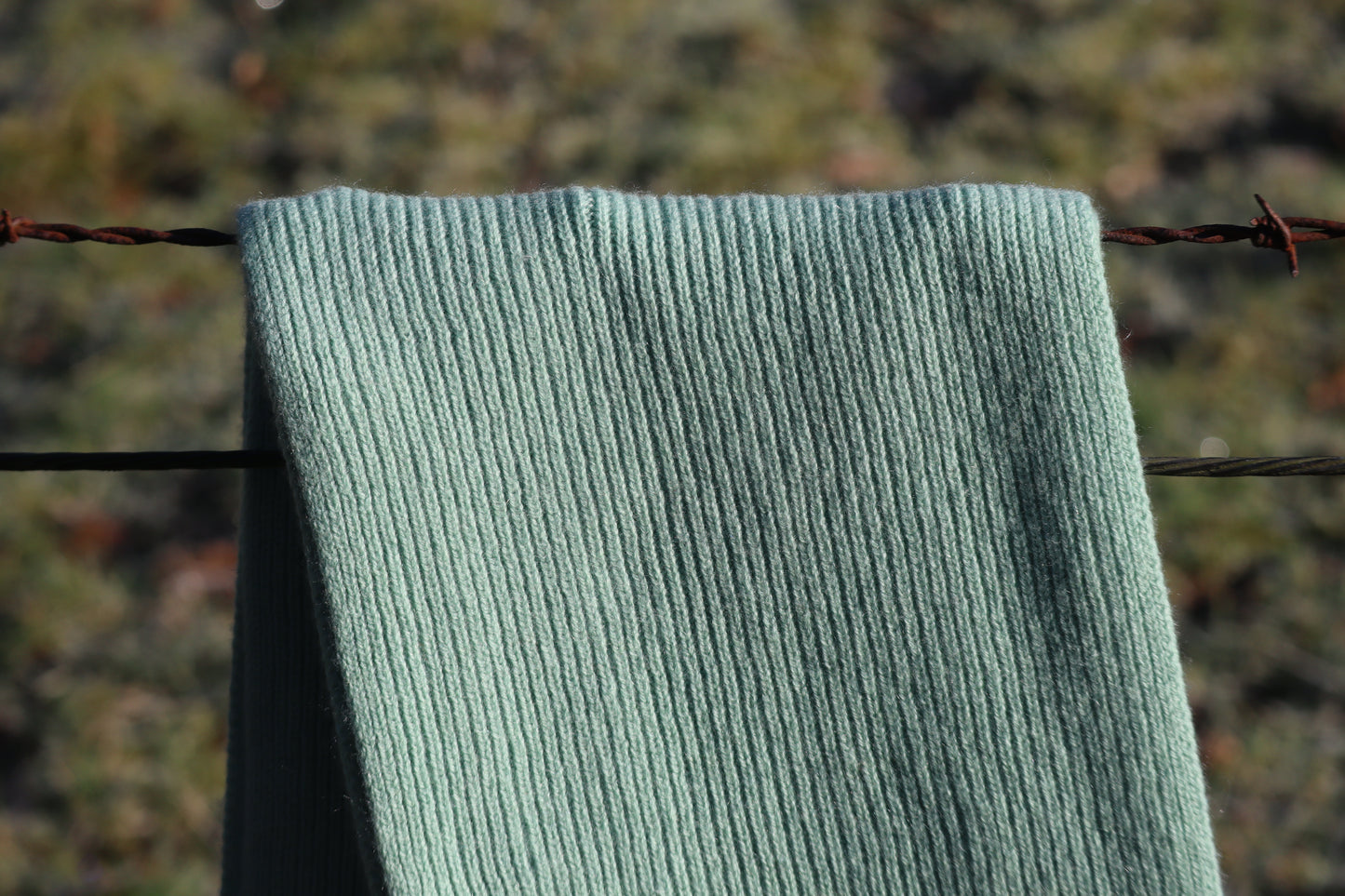 Acreknowe - 100% Cashmere Ribbed Scarf