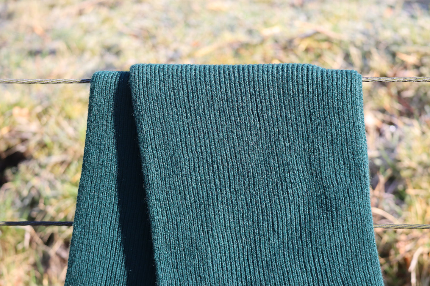 Acreknowe - 100% Cashmere Ribbed Scarf