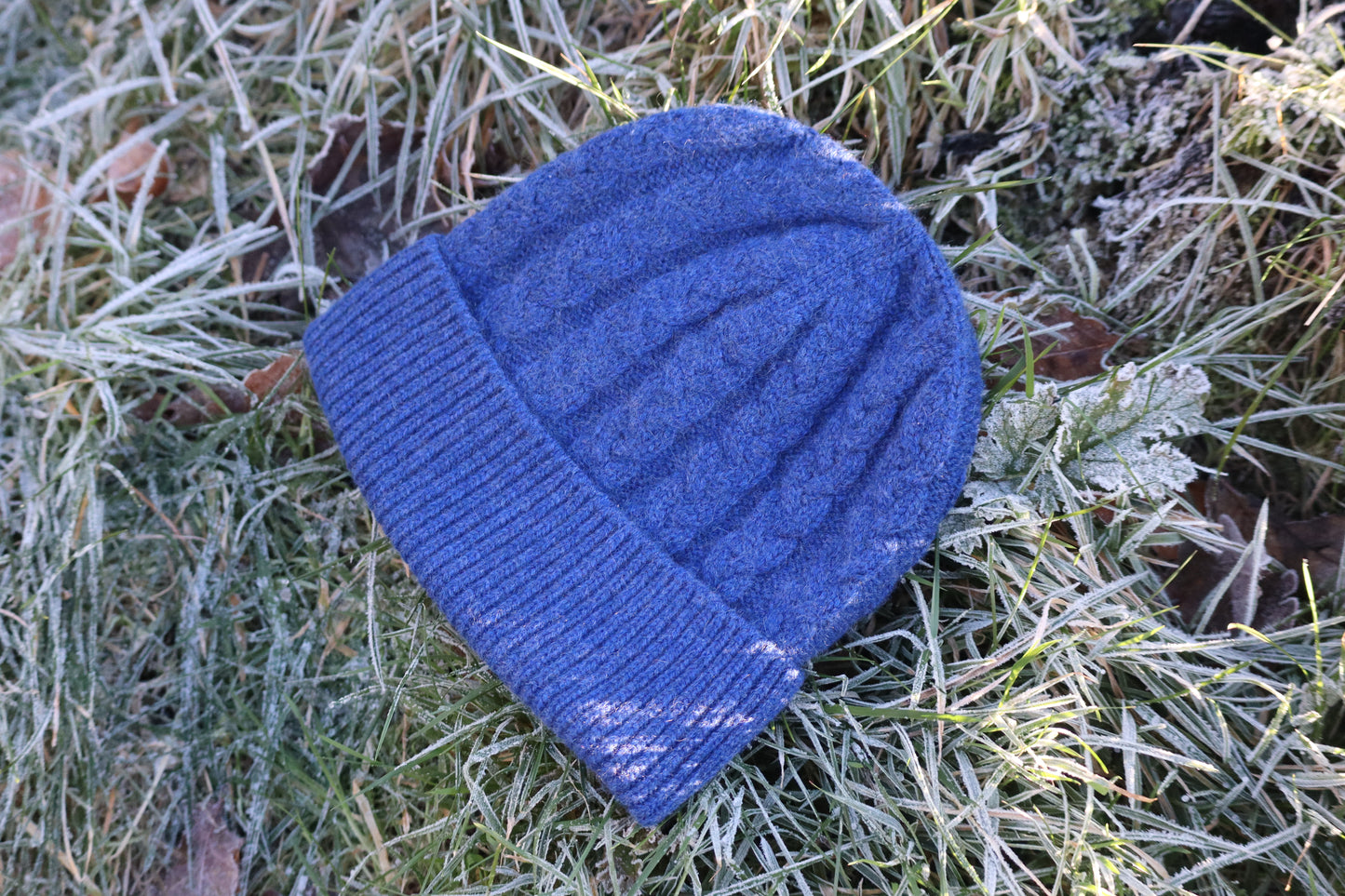 Teviot Heed - 100% Cashmere Cable Hat